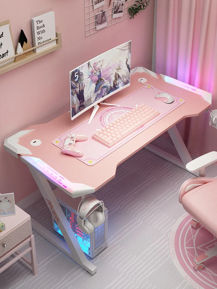 Central station carbone rose en Z - Support casque et gobelet