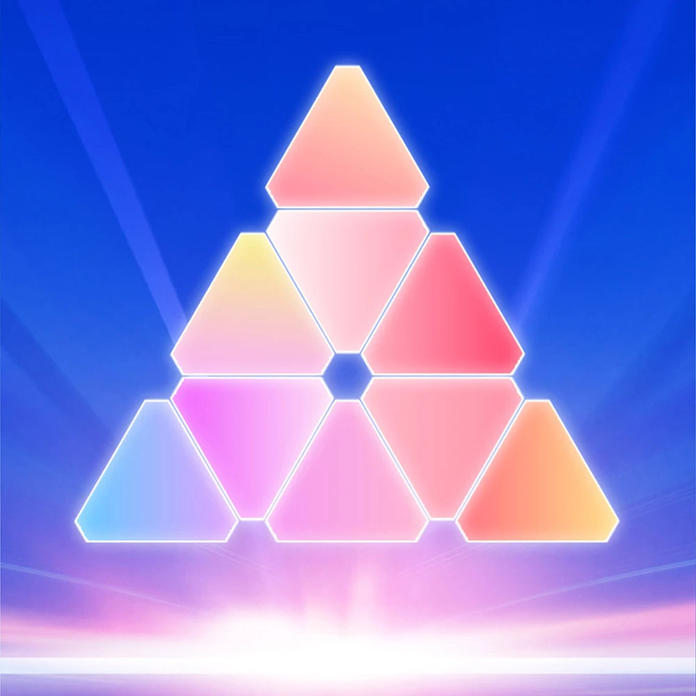 Panneau mural LED Triangle
