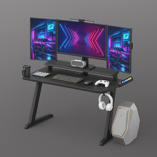 Central station carbone en Z - Support casque et gobelet