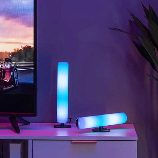 Demi barre LED RGB sur pied