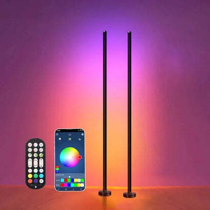 Barre LED RGB sur pied