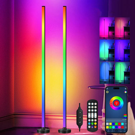 Barre LED RGB sur pied