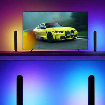 Demi barre LED RGB sur pied