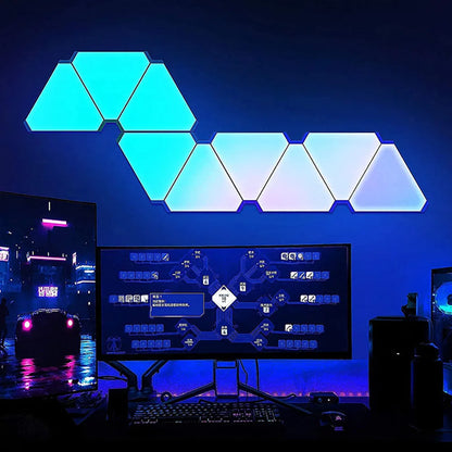 Panneau mural LED Triangle