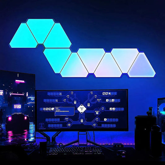 Panneau mural LED Triangle